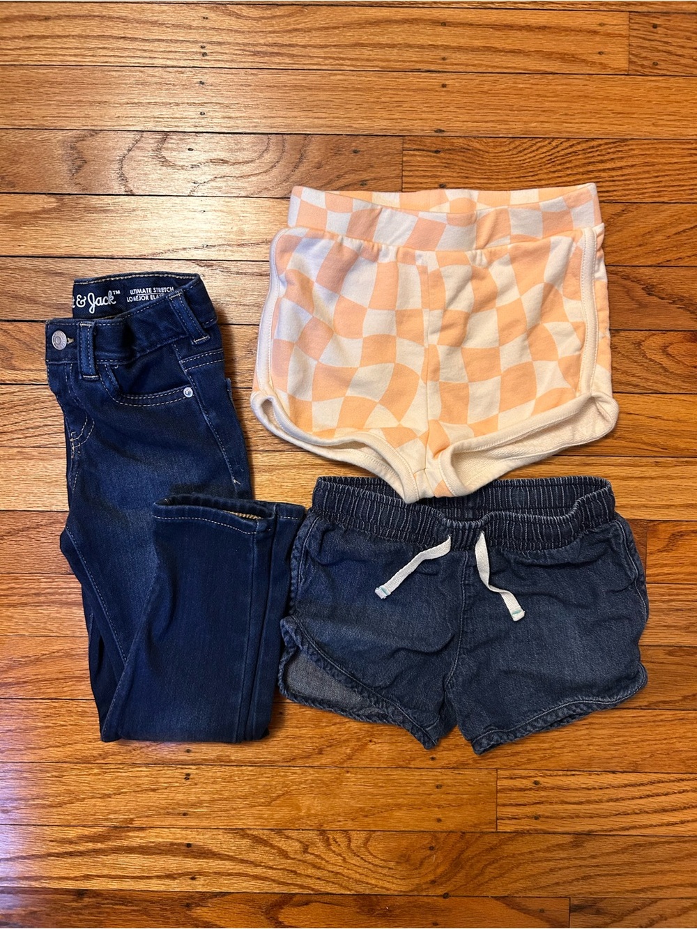 Hanna Andersson checkered shorts bundle